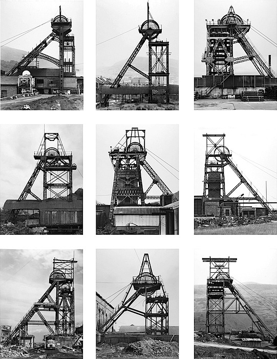 Bernd e Hilla Becher – Winding Towers, 1966 – 1997. New York, Museum of Modern Art